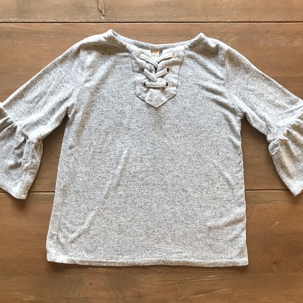 Harper Canyon Girl Grey long sleeve 7-8